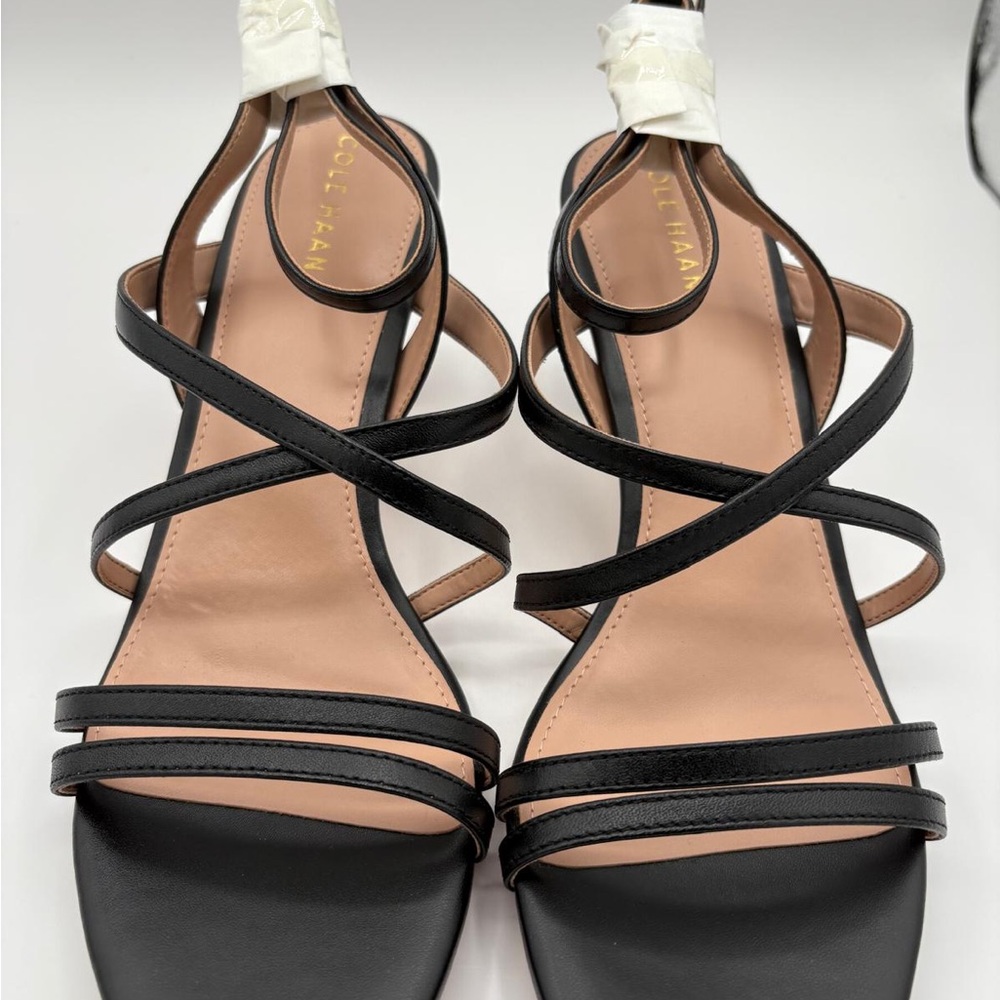 New Cole Haan Addie Strap Women’s Heels Black Size 9.5
